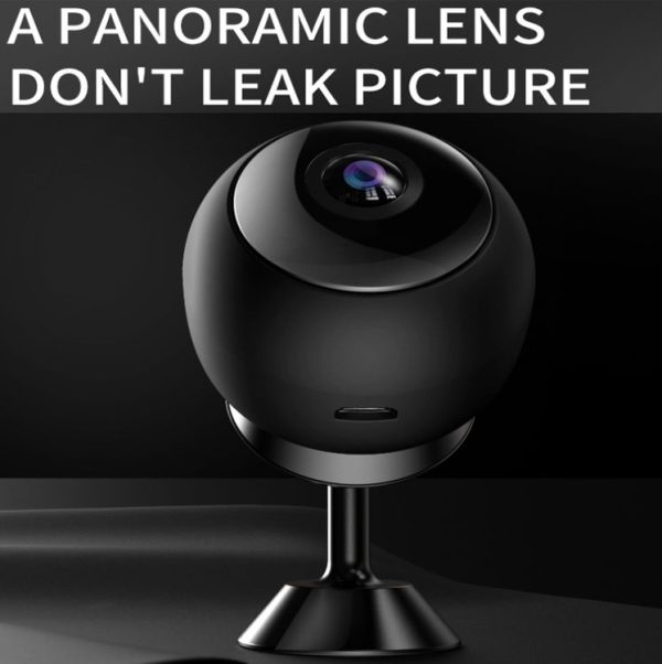 A12 Mini 1080P 5GHz Wireless WiFi Security Camera Night Vision Remote Home Small Surveillance Camera (Matte Black) - Image 7
