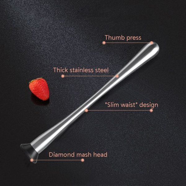 Fruit Crushed Popsicles Crushed Ice Hammer Bartender Mashed Sticks, Specification: Small - Image 3