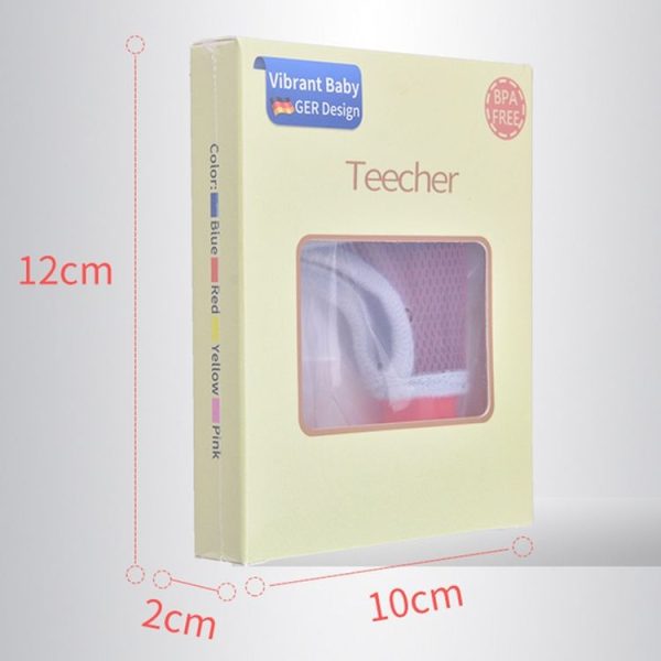 ZT001 Baby Silicone Molar Finger Cots Children Anti-Bite Hand Breathable Thumb Cots Teether Maternal And Baby Products (Blue Transparent) - Image 8