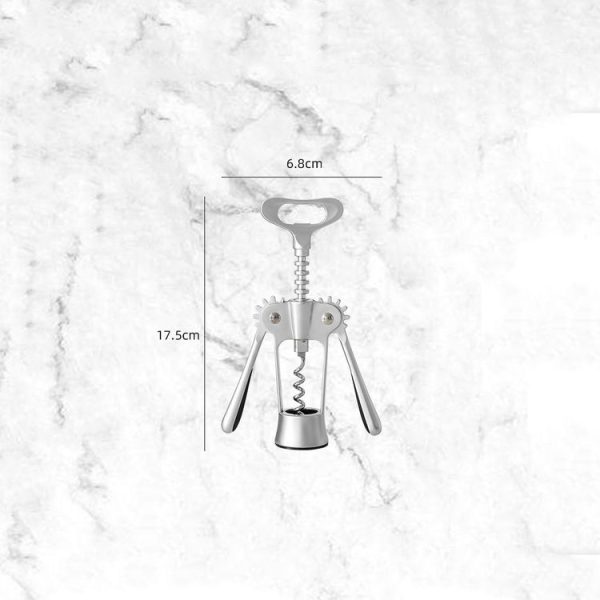 Kitchen Multifunctional Manual Wine Zinc Alloy Bottle Opener - Image 3