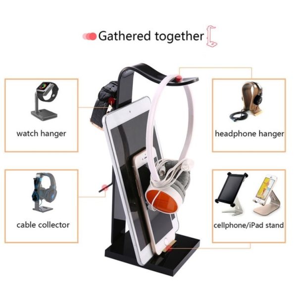 Creative Fashion Acrylic Earphone Hanger Simple Personality Display Stand - Image 6
