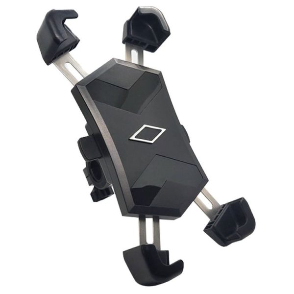 WHEEL UP Bicycle Automatic Bracket Motorcycle Mobile Phone Bicycle Navigation Rack (Upgrade-handlebar)