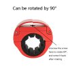 Electric Vehicle Invisible Mobile Phone Holder Bicycle Ring-Shaped Mobile Phone Holder, Colour: Black - Image 3