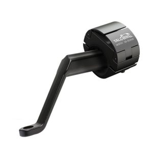 Electric Vehicle Invisible Mobile Phone Holder Bicycle Ring-Shaped Mobile Phone Holder, Colour: Rotating Invisible Black + Mirror Frame