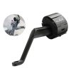 Electric Vehicle Invisible Mobile Phone Holder Bicycle Ring-Shaped Mobile Phone Holder, Colour: Rotating Invisible Black + Mirror Frame - Image 2