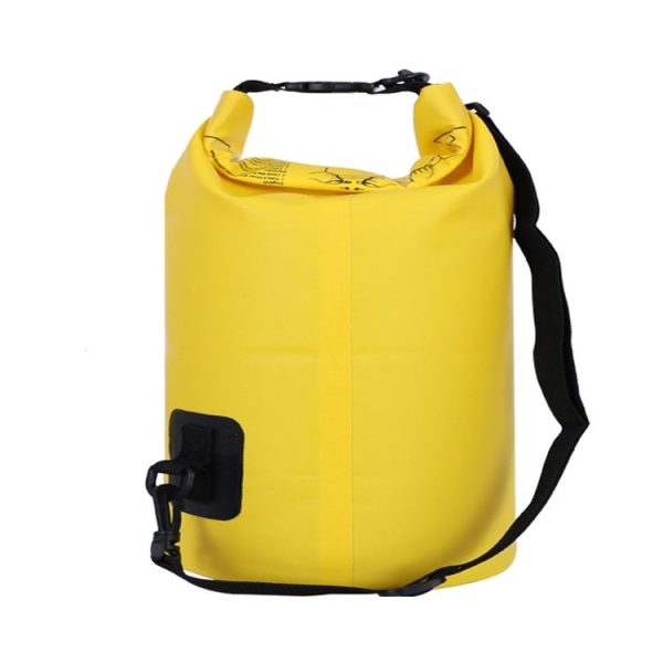 5L Outdoor Waterproof Bag PVC Portable Drifting Upstream Waterproof Bucket Bag (Grass Green) - Image 5