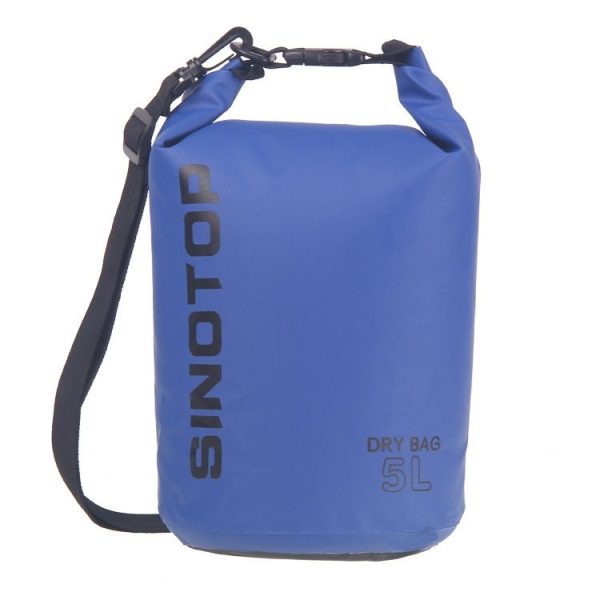 5L PVC Outdoor Upstream Drifting Waterproof Bag Diving Swimming Bucket Bag (Royal Blue)