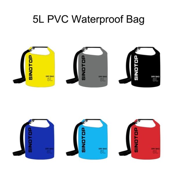 5L PVC Outdoor Upstream Drifting Waterproof Bag Diving Swimming Bucket Bag (Royal Blue) - Image 2