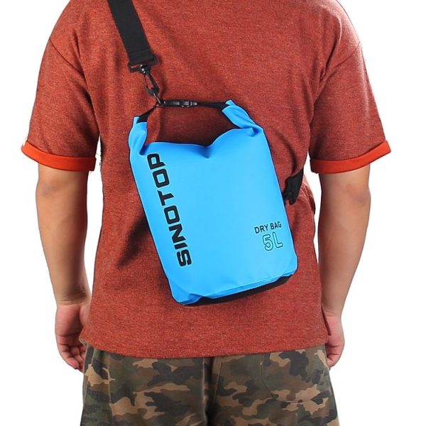 5L PVC Outdoor Upstream Drifting Waterproof Bag Diving Swimming Bucket Bag (Royal Blue) - Image 9