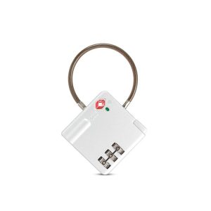 TSA Customs Combination Lock Anti-Theft Wire Padlock (Silver)