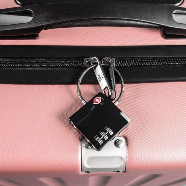 TSA Customs Combination Lock Anti-Theft Wire Padlock (Silver) - Image 5