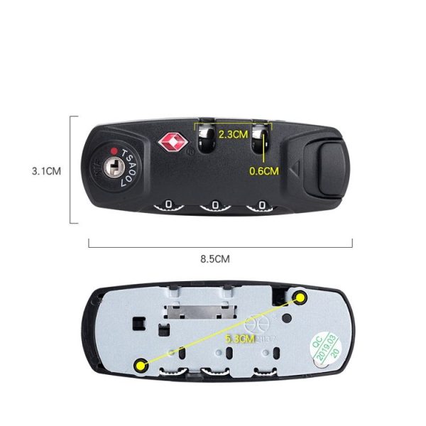 TSA007 Customs Lock Luggage Code Lock - Image 6