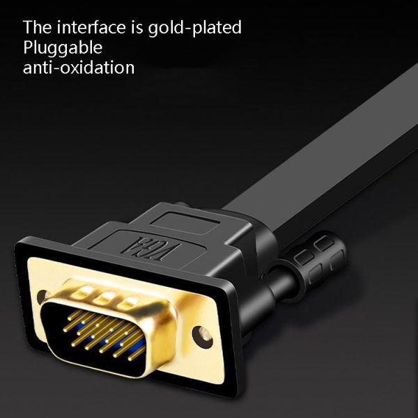 2m JH HV10 1080P HDMI to VGA Cable Projector TV Box Computer Notebook Industrial Display Adapter Cable - Image 6