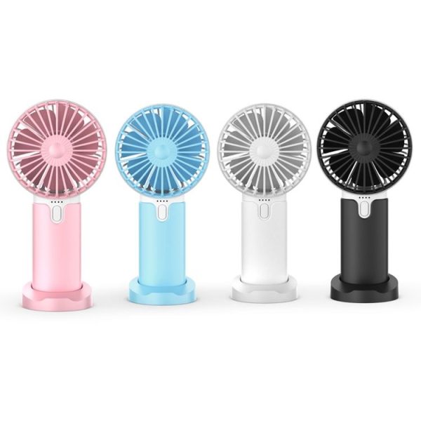 Desktop Portable Handheld Mini Silent Fan, Colour: X2 White - Image 2