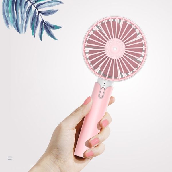 Desktop Portable Handheld Mini Silent Fan, Colour: X2 White - Image 5