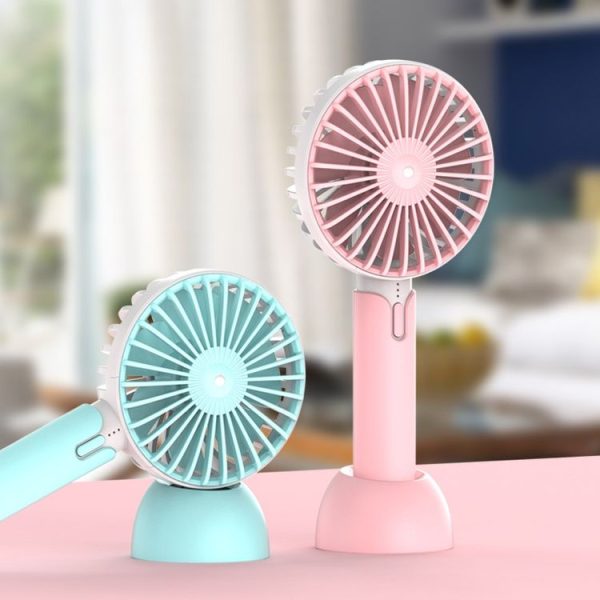 Desktop Portable Handheld Mini Silent Fan, Colour: X2 White - Image 6