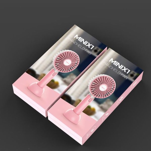 Desktop Portable Handheld Mini Silent Fan, Colour: X2 White - Image 8