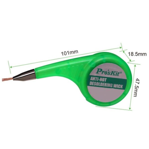 ProsKit Anti-Scalding Tin Suction Wire Tin Suction Tape DP-033A 2mx1.5mm - Image 3