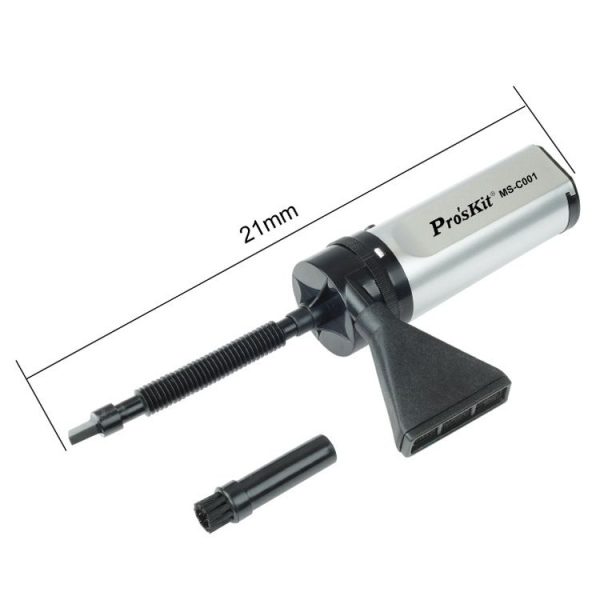 ProsKit MS-C001 Mini Vacuum Cleaner Mobile Computer Keyboard Dust Collector Cleaning Tool (Black) - Image 4