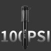 West Biking Bicycle High Pressure Pump Mini Portable Basketball Inflator With Hose (Black) - Image 6