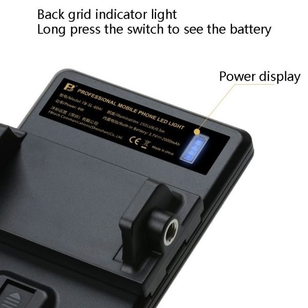 FB-SL-60AI Computer Fill Light Mini Selfie Mobile Phone Fill Light LED Live Video Conference Fill Light - Image 10