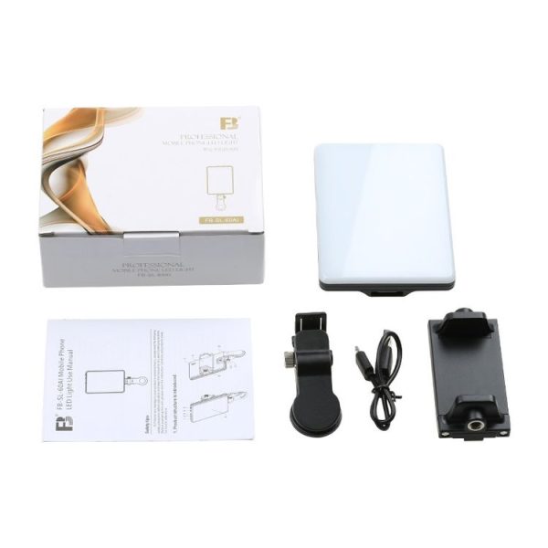 FB-SL-60AI Computer Fill Light Mini Selfie Mobile Phone Fill Light LED Live Video Conference Fill Light - Image 12