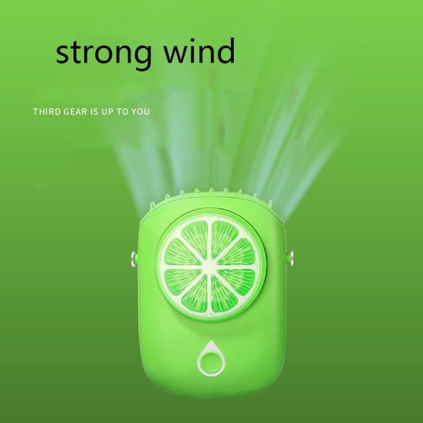 LY-ZYF02 Mini Hanging Neck Fan Portable Outdoor Handheld Fan (Green) - Image 7