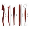23 In 1 Wooden Clay Plastic Pottery Clay Tool Set Multifunctional Carving Combo Set - Image 2