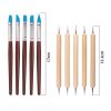 23 In 1 Wooden Clay Plastic Pottery Clay Tool Set Multifunctional Carving Combo Set - Image 5
