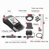 WEST BIKING 3 In 1 Wireless Bicycle Speedometer With Horn & Front Light Upgraded Version (Red) - Image 11