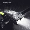 WEST BIKING 3 In 1 Wireless Bicycle Speedometer With Horn & Front Light Upgraded Version (Red) - Image 9