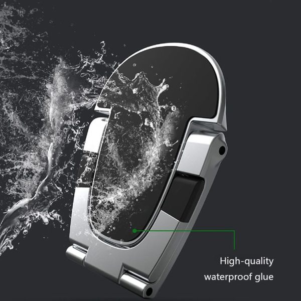 XSZJ-01 2 PCS Mini Notebook Holder Portable Foldable Metal Heat Dissipation Computer Stand (Silver) - Image 8