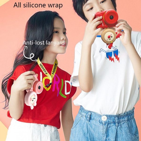 4800W Pixel Front And Rear Dual-Camera High-Definition Children Mini Digital Camera (Red) - Image 7