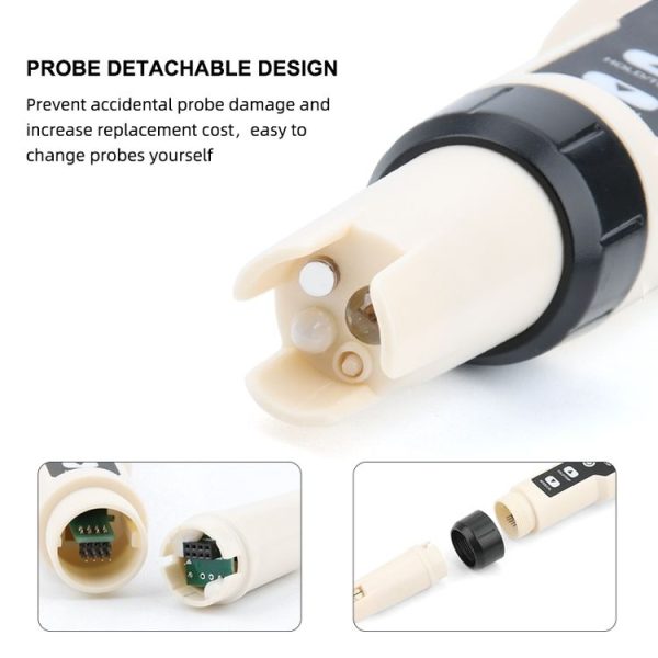 Portable Hydrogen-Rich Pen PH Meter / ORP / TEMP 4 in 1 Test Pen - Image 4