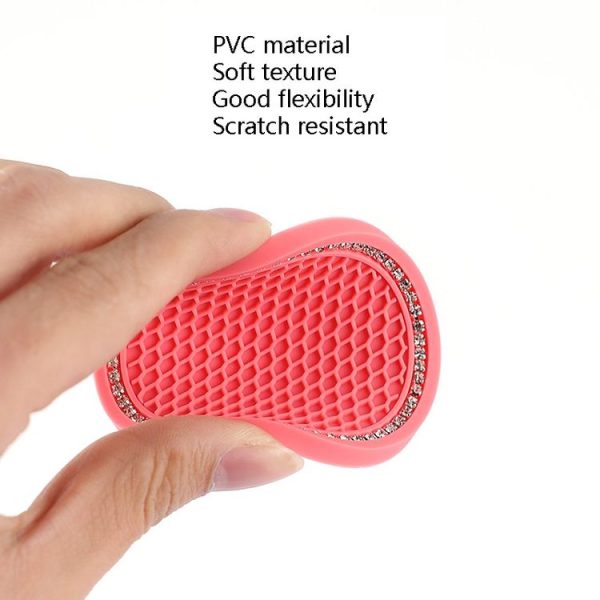 Car Universal Diamond Honeycomb Water Coaster Car Anti-Slip Mat (Black White Diamond) - Image 5