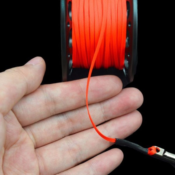 KEEP DIVING Aviation Sluminum Reel Double Hook Diving Buoy Rope Release Device, Color: 30m Black - Image 4