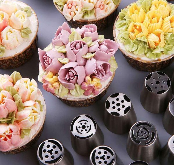 27 in 1 Decorating Mouth Set Seamless Cream Squeezing Mouth - Image 2