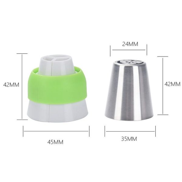 27 in 1 Decorating Mouth Set Seamless Cream Squeezing Mouth - Image 5