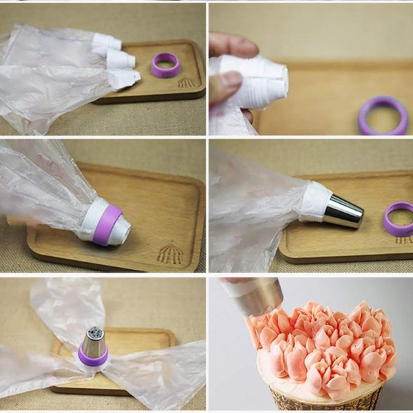 27 in 1 Decorating Mouth Set Seamless Cream Squeezing Mouth - Image 6