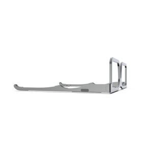 Glasses Folding Aluminum Alloy Heat Dissipation Base Desktop Portable Computer Stand (Space Gray)