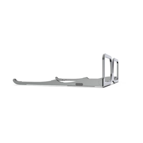 Glasses Folding Aluminum Alloy Heat Dissipation Base Desktop Portable Computer Stand (Space Gray)