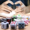 3 PCS Decompression Cube Toy Adult Decompression Dice, Colour: White + Rose Red - Image 2