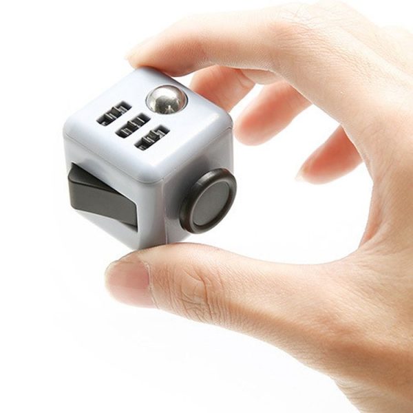3 PCS Decompression Cube Toy Adult Decompression Dice, Colour: All Black - Image 3