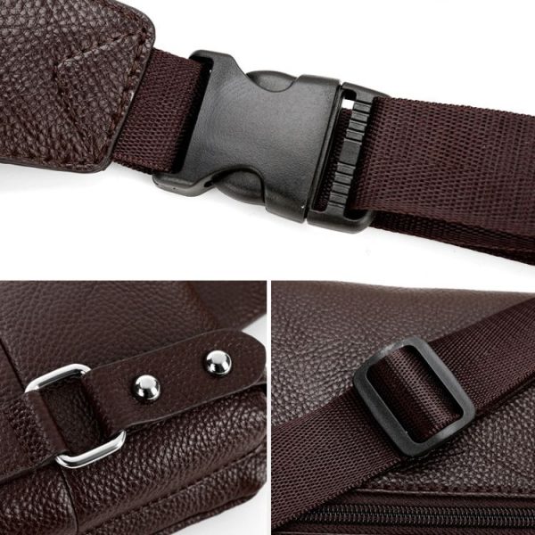 WEIXIER 8115 Men Outdoor Sports Bag Multi-Function Chest Bag Casual Waist Bag (Black) - Image 6