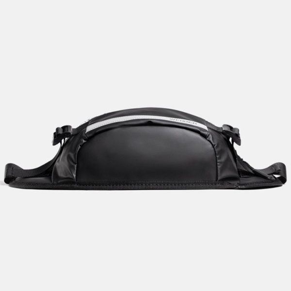 WEIXIER 9543 Multifunctional Large-Capacity Anti-Splashing Business Cash Bag Wear-Resistant Outdoor Sports Waist Bag (Black) - Image 4