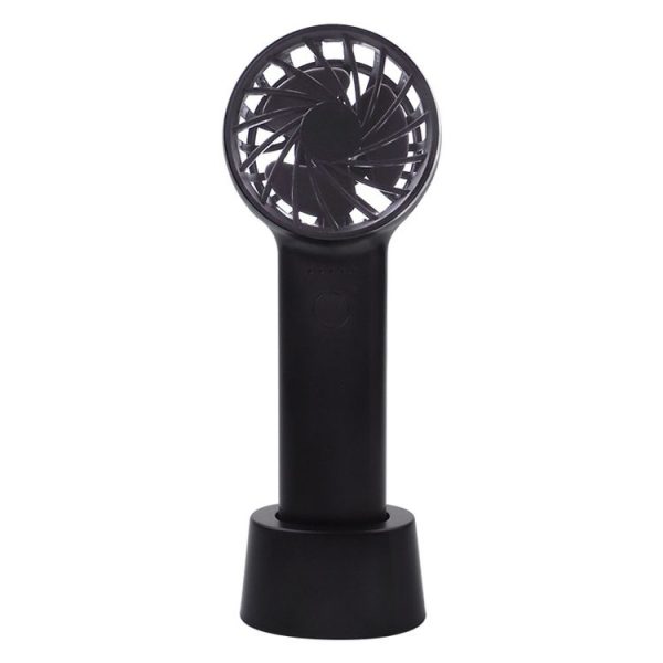 M2 Hand-Held Aromatherapy Fan 5 Gear High Wind Power (Black)