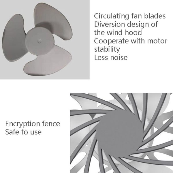 M2 Hand-Held Aromatherapy Fan 5 Gear High Wind Power (Black) - Image 10