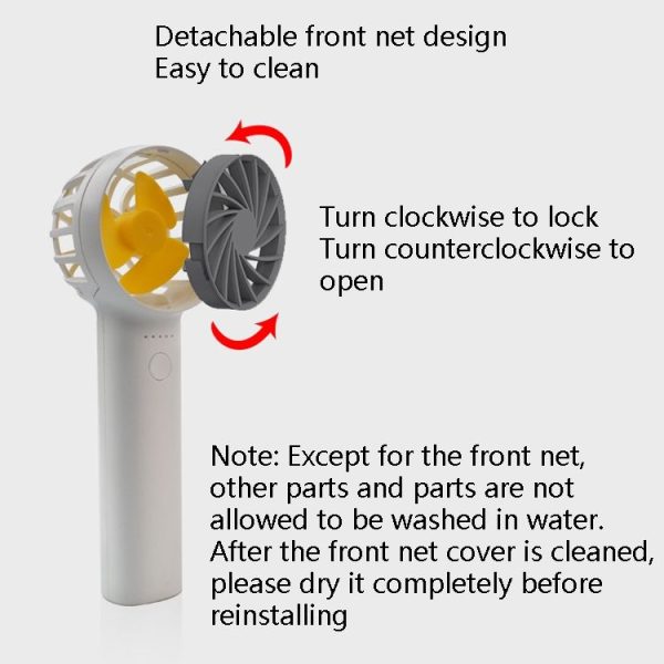 M2 Hand-Held Aromatherapy Fan 5 Gear High Wind Power (Black) - Image 8