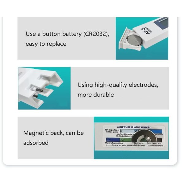 AP-2 HM Conductivity Pen TDS Pen Conductivity Meter - Image 4