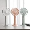 Y6 Hand-Held Small Fan Usb Rechargeable Desktop Portable Electric Fan (Pink) - Image 12